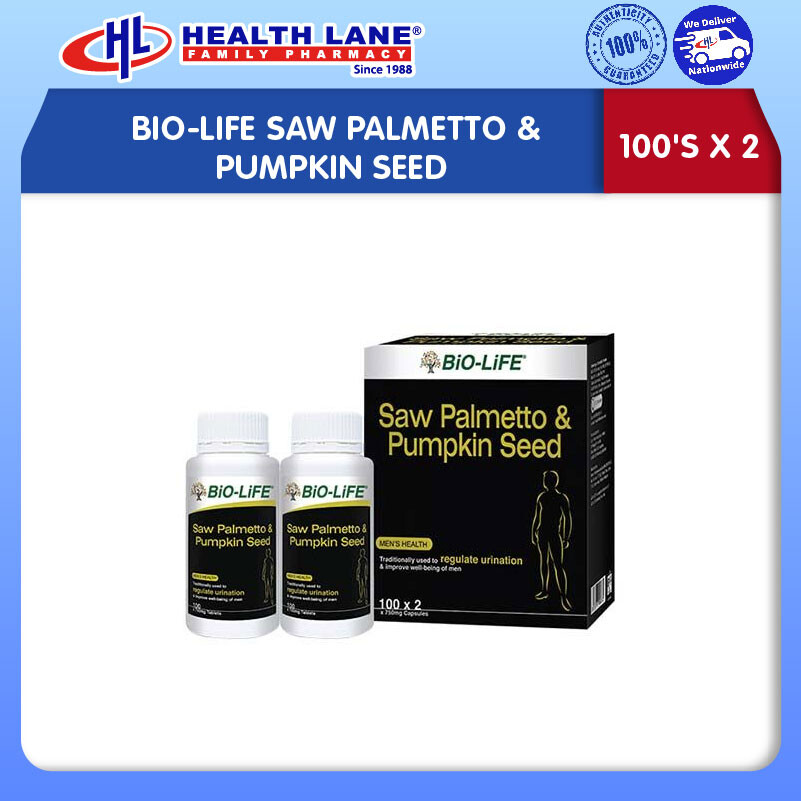 BIO-LIFE SAW PALMETTO & PUMPKIN SEED (100'SX2)